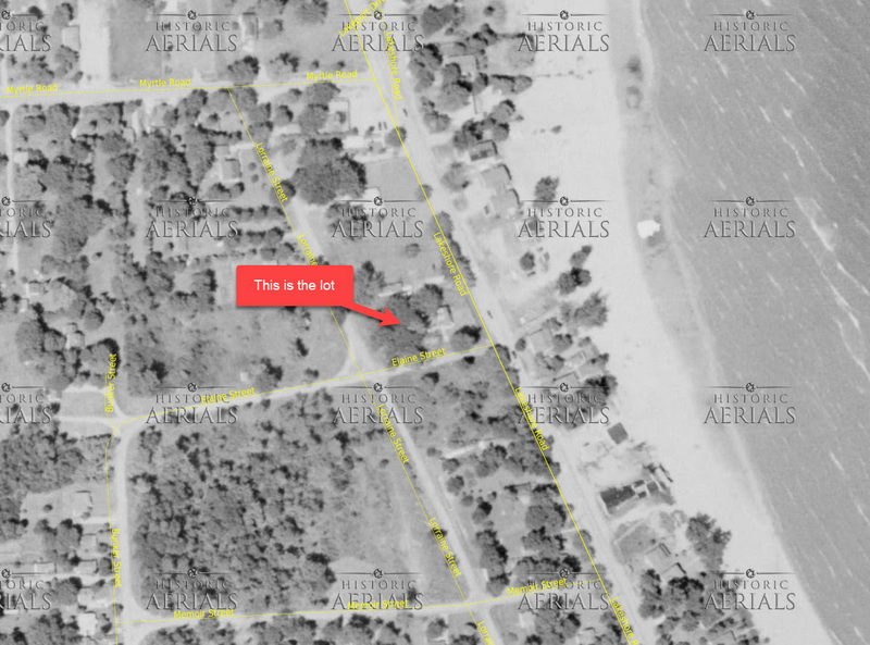 Sunrise Motel - 1964 Aerial (newer photo)